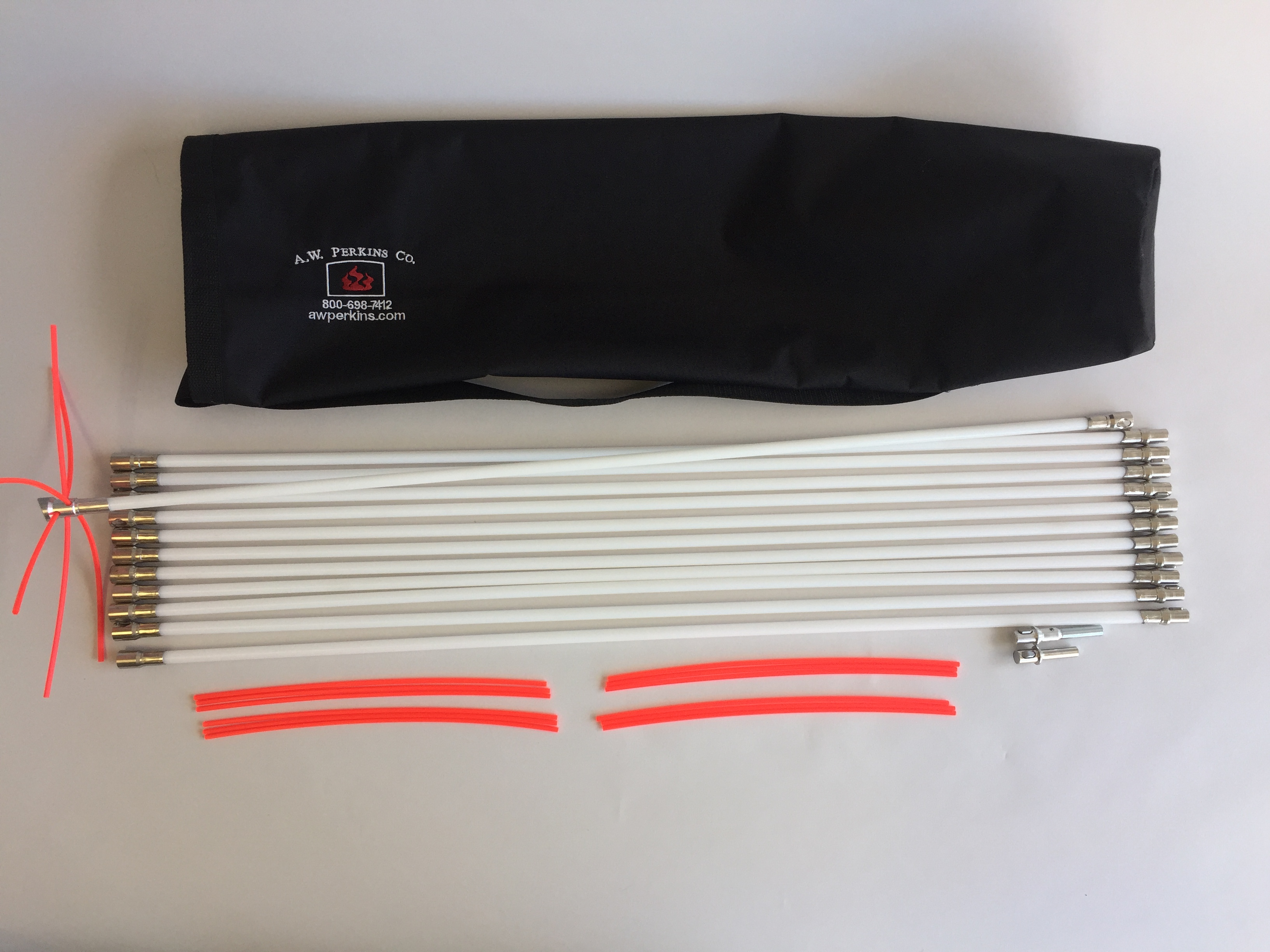 7163KIT Liner/Class A 36' Sweeping Kit with 7/16" dia. Slick rods